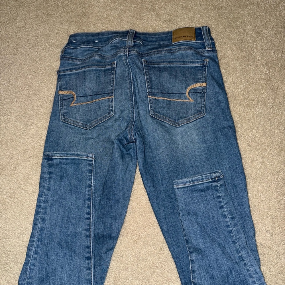 America Eagle Blue Jeans Jeggings